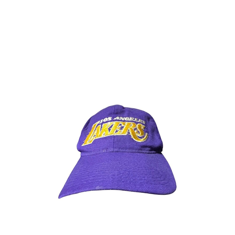 VTG Los Angeles Lakers Starter Hat The Natural Motion Wool Purple Snapback 90's